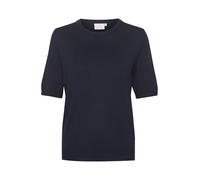 KAFFE Damen Strickpullover KAlizza Damen Pullover Kurzarm Casual Rundhals Basic Strickpullover Lässige Pulli Kurzarm XXL, Midnight Marine