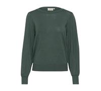 KAFFE Strickpullover KAlone Strickpullover Damen Elegant Rundhals Mode Pullover Casual Winterpullover Gestrickter Garden Topiary XL