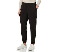 KAFFE Damen Women's Casual Pants Elastic Waist High-Waisted Elastic Cuffs Regular Fit Hose, Java,