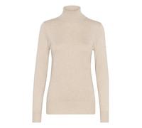 KAFFE Rollkragen Astrid Damen Pullover Langarm Casual Rollkragen Pullover Shirt Astrid Rollkragenpullover Feather Gray Melange L