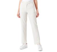 Kaffe Damen Women's Trousers Regular Fit Zipper Fastening Cropped Length Straight Legs Hose, Antique White,