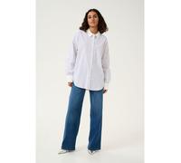 Kaffe Hemd "Sussanna" in Weiß - Größe 44 | Damen Blusen