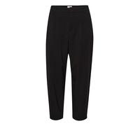 KAFFE Pants Suiting KAmerle Damen Hose High Waist 7/8 Damenhose Business Regular Fit Black Deep 38