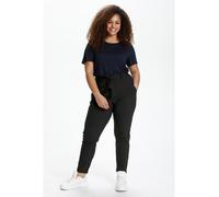 KAFFE CURVE Pants Suiting KCjia Damen Hose Casual Anzughose Große Größen Black deep 54