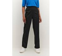 KAFFE Women's Trousers High-Waisted Elastic Waistband Cropped Length Regular Fit