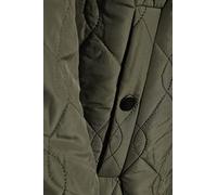 KAFFE Jacke KAshally Damen Jacke Gesteppte Lange Mantel Langarm mit Knöpfen Steppjacke 34, Grape Leaf 34