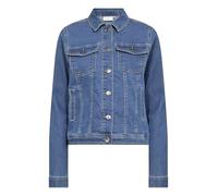 KAFFE Jacke KAvicky Damen Jeansjacke Leichte Denim Übergangs Jacke 46, Medium Blue Denim 46