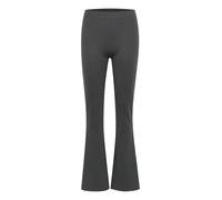 KAFFE Jerseyhose KAjenny Damen Jerseyhose Flared Hose Schlaghosen Hosen Freizeithose Leggings Bootleg M, Black Oyster