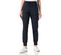 KAFFE Jerseyhose KAsiggi Damen Hose Klassische Cargo Hose Stoffhose mit Elastischem Bund Cargohose XS, Midnight Marine