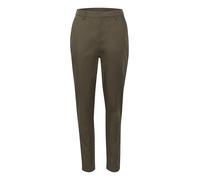 KAFFE KAloraine Pants Damen Stoffhose Business Casual Hose Elegant Elastischer Bund mit Taschen Anzughose Major Brown 40