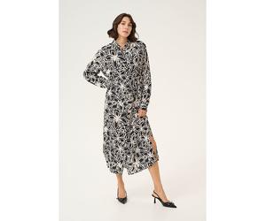 Kaffe Kleid "Hannah" in Schwarz - Größe 38 | Damen Kleider