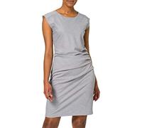 KAFFE Kleid India Damen Kleid Kurzarm Rundhals Cocktailkleid Grey Melange S