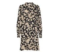 KAFFE Kleid KAbeathe Black/Sand Leo Print 38
