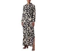KAFFE Kleid KAbeathe 38, Black/Sand Leo Print 38