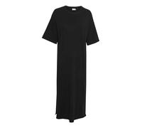KAFFE Kleid KAedna Damen Kleid Kurzarm Rundhals Casual Shirtkleid Jersey Maxikleid S, Black Deep