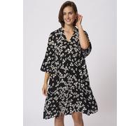 Kaffe Kleid KAhera Damen Viskose schwarz, 36