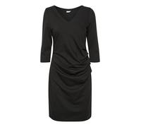 KAFFE Kleid KAindia Damen Kleid 3/4 Arm Knielang Cocktail V-Ausschnitt Cocktailkleid XL, Black Deep XL