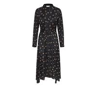 Kaffe Hemdblusenkleid mit Punktmuster Modell 'KAOLINE' in Black, Größe 44
