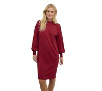KAFFE Kleid KAregina Dammen Strickkleid Glitzer Rundhals Elegant Langarm Kleid Pulloverkleid M, Sun-Dried Tomato
