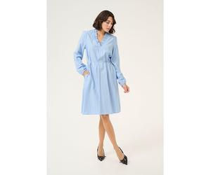 Kaffe Kleid "Sanni" in Hellblau - Größe 36 | Damen Kleider