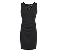 KAFFE Kleid Sara Damen Kleid Sara Cocktailkleid Ärmellos Elegant Knielang Sommerkleid S, Black deep