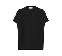 KAFFE Kurzarm-Bluse Kamilia 42, Black Deep 42