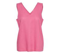 KAFFE Kurzarm-Bluse Kamilia Damen Tank top Ärmellos V-Ausschnitt Oberteile Blusen Sommer Casual Lose Shirt Hot Pink 34