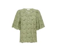KAFFE Langarm-Bluse KAtura 36, Oil Green 36