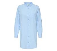 KAFFE Langarm - Hemd KAnaya Damen Hemd Langarm Kragen Lang Casual Hemdbluse 42, Windsurfer