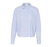 Langarm - Hemd Baggy fit White/Blue Stripe white blue EU 44 / UK 16