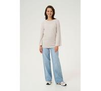 Kaffe Longsleeve "Liddy" in Taupe - Größe M | Damen Tops