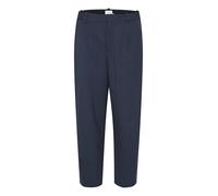 KAFFE Pants Suiting KAmerle Damen Hose High Waist 7/8 Damenhose Business Regular Fit Midnight Marine 38