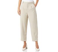 KAFFE Pants Suiting KAmerle Damen Hose High Waist 7/8 Damenhose Business Regular Fit 40, Feather Gray 40