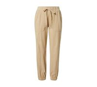 KAFFE Pants Suiting KAnaya Damen Hose Freizeithose Lässige Einfarbig Stoffhose Casual Loose Fit Sommerhose mit Taschen Classic Sand 42