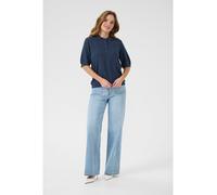 Kaffe Poloshirt in Dunkelblau - Größe M | Damen Tops