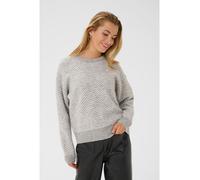 Kaffe Pullover in Grau - Größe L | Damen Pullover Cardigans