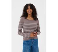 Kaffe Pullover in Taupe - Größe XL | Damen Pullover Cardigans
