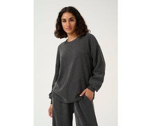 Kaffe Pullover "Olga" in Grau - Größe 38 | Damen Blusen