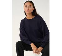 Kaffe Strickpullover mit gerippten Abschlüssen Modell 'regina' in Lila, Größe XL