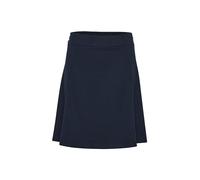 KAFFE Rock KAjolen Damen Rock Midi Knelang High Waist Midirock Elastisch Hohe Taille Faltenrock Midnight Marine S