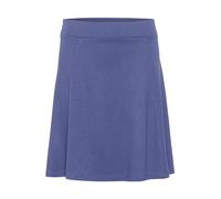 KAFFE Rock KAjolen Damen Rock Midi Knelang High Waist Midirock Elastisch Hohe Taille Faltenrock S, Blue Indigo