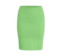 KAFFE Rock Penny Damen Rock Knielang Midirock Jersey Pencil Penny Skirt Strechy Bleistiftrock M, Poison Green