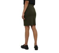 KAFFE Rock Penny Damen Rock Knielang Midirock Jersey Pencil Penny Skirt Strechy Bleistiftrock XS, Forest Night