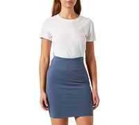 KAFFE Rock Penny Damen Rock Knielang Midirock Jersey Pencil Penny Skirt Strechy Bleistiftrock XS, Vintage Indigo