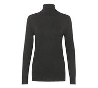 KAFFE Rollkragen Astrid Damen Pullover Langarm Casual Rollkragen Pullover Shirt Astrid Rollkragenpullover S, Dark Grey Melange