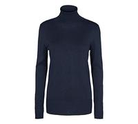 KAFFE Rollkragen Astrid Damen Pullover Langarm Casual Rollkragen Pullover Shirt Astrid Rollkragenpullover Midnight Marine L