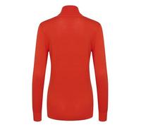 KAFFE Women's Rollneck T-Shirt Long Sleeves Slim Fit Hip Length Rib Edges