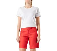 KAFFE Shorts Kalea Damen Bermuda Shorts Kurze Hose Mit Taschen 36, Fiery Red 36