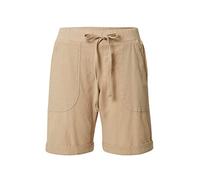KAFFE Shorts KAnaya Damen Shorts Kurze Hose Sommer Freizeithose Leichte Kordelzug mit Taschen 38, Classic Sand