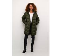 Kaffe Steppmantel in Khaki - Größe 44 | Damenjacken